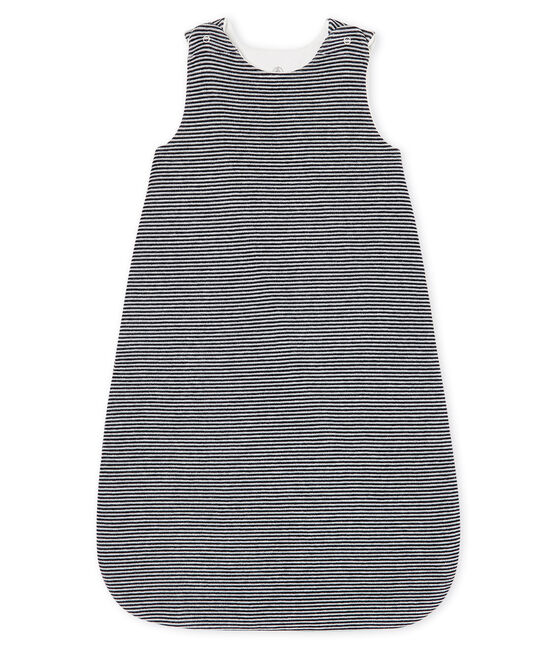 Saco de terciopelo para bebé azul SMOKING/blanco MARSHMALLOW