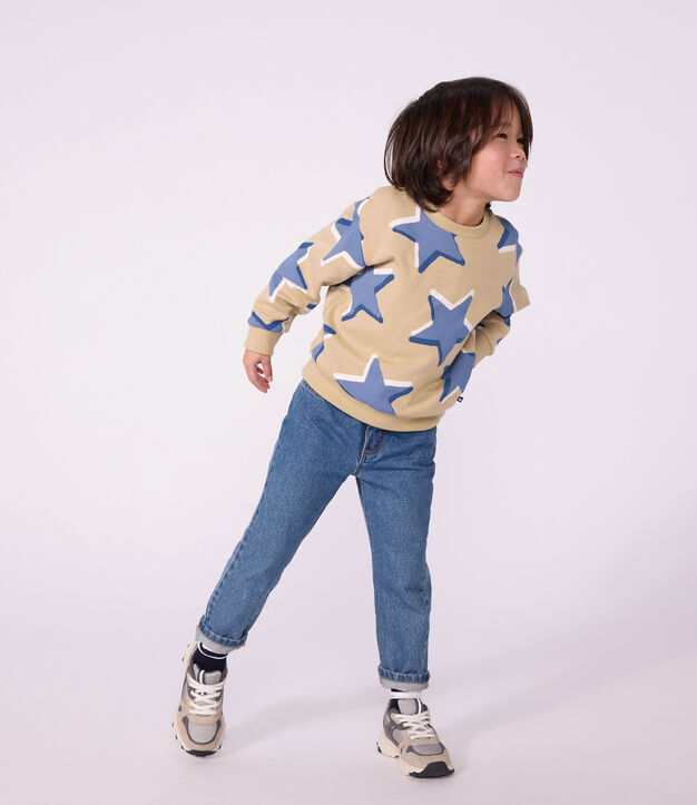 Pantal&oacute;n denim infantil azul