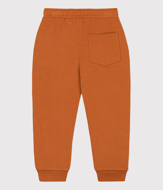 Pantalón de chándal de felpa de niña / niño marron ECUREUIL