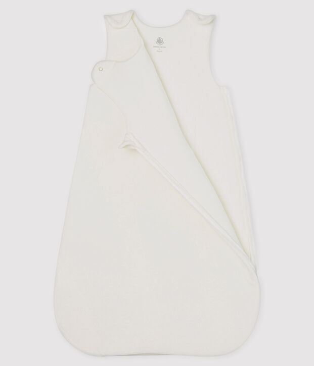 Saco de terciopelo para beb&eacute; blanco