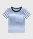 Camiseta a rayas de jersey ligero para niño