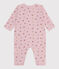Pijama sin pies de algodón con estampado de flores para bebé rosa JOLI/blanco MULTICO