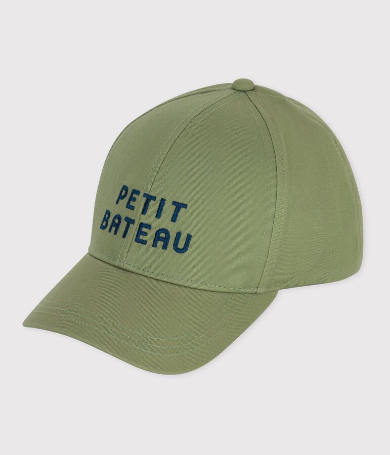 Sombrero infantil de algod&oacute;n verde