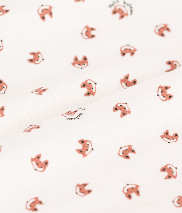 Bodyjama sin pies de algod&oacute;n para beb&eacute; blanco/multicolor