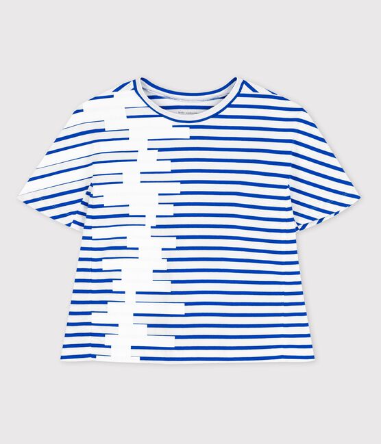Marinera reedición Hyères de mujer blanco ECUME/azul DELFT
