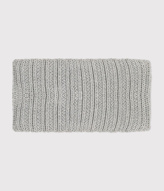 Cuello de punto tricotado con forro polar para bebé gris CHATON CHINE