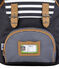 Mochila Petit Bateau x Tann's azul SMOKING/marron BRINDILLE/ MARSHMALLOW