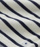 Pijama de terciopelo para niña beige COQUILLE/azul SMOKING