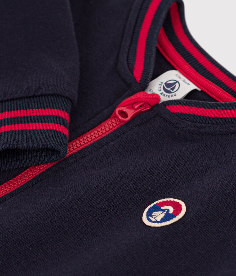 Teddy de jersey grueso de beb&eacute; azul SMOKING