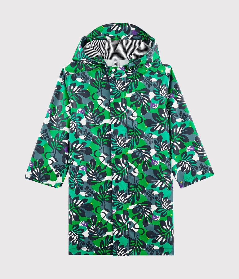 Chubasquero infantil para ni&ntilde;o blanco/multicolor