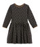 Vestido para niña negro CITY/amarillo DORE