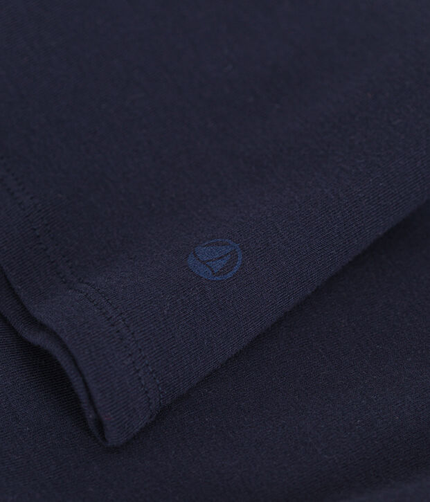 Camiseta Iconique de manga larga de algod&oacute;n liso para mujer con cuello en V SMOKING