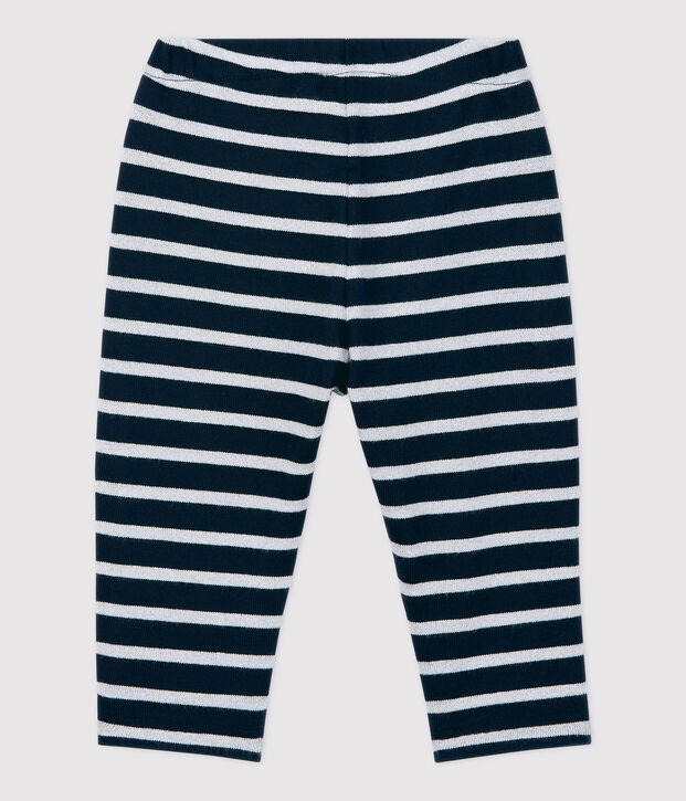 Pantal&oacute;n de algod&oacute;n de beb&eacute;. azul/MARSHMALLOW ARGENT BRILLANT