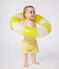 Bañador con estampado de tiburón para bebé amarillo ORGE/blanco MARSHMALLOW
