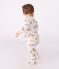 Pijama de túbico estampado para bebé blanco MARSHMALLOW/blanco MULTICO