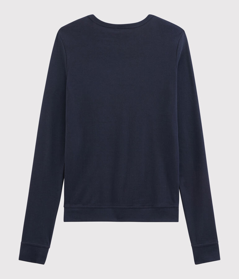 C&aacute;rdigan ic&oacute;nico para mujer azul