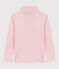 Camiseta infantil de cuello alto de algodón rosa JOLI