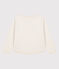 Sudadera de tejido túbico acolchado de niña / niño beige MONTELIMAR CHINE