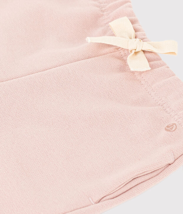 Pantal&oacute;n de mulet&oacute;n de beb&eacute; rosa