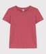 Camiseta LA RECTA de algodón con cuello redondo para mujer