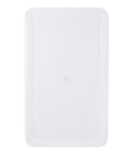 Arruyo bi-materia de bebé unisex blanco ECUME