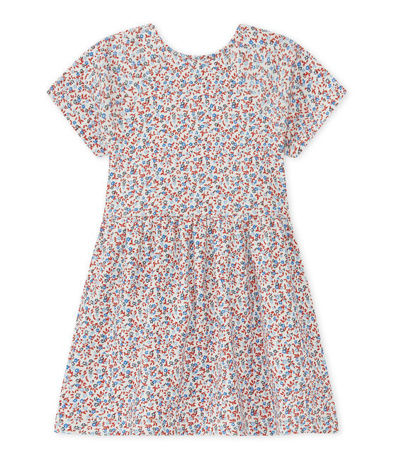 Vestido bebé niña estampado blanco MARSHMALLOW/rojo TERKUIT/ MULTICO