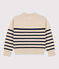 Jersey marinero de lana para mujer blanco AVALANCHE/azul SMOKING