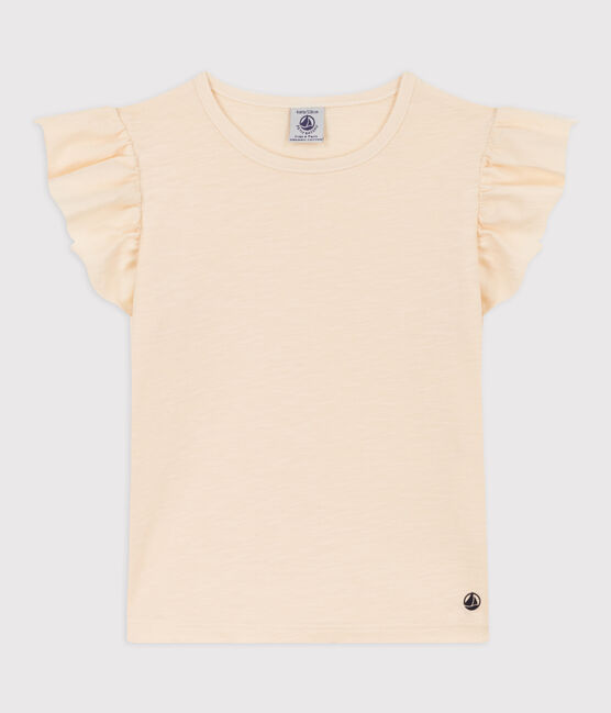 Camiseta de algodón de manga corta para niña crudo AVALANCHE