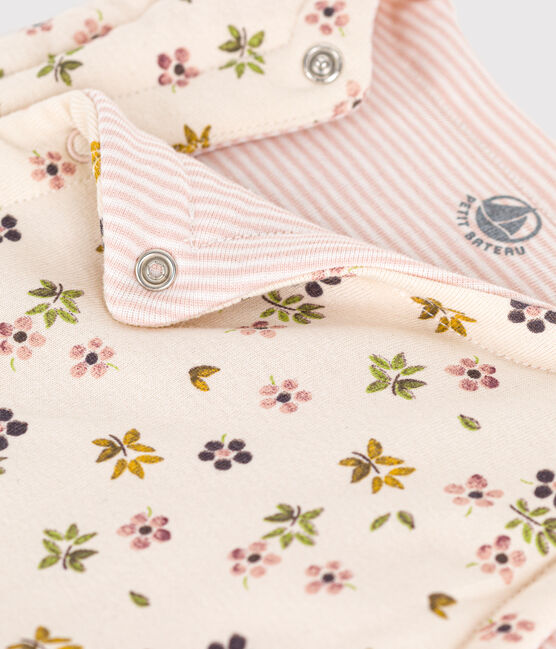 CHALECO REVERSIBLE DE ALGODÓN PARA BEBÉ beige AVALANCHE/ CUIVRE