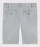 Bermudas de sarga de niño gris CONCRETE