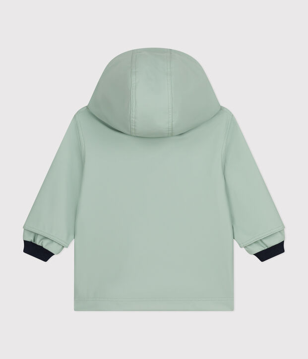 Chubasquero emblem&aacute;tico de beb&eacute; verde