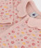 Pijama de algodón con estampado de flores para bebé rosa SALINE/blanco MULTICO