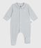 Pijama de terciopelo con cuello liso para bebé CO2