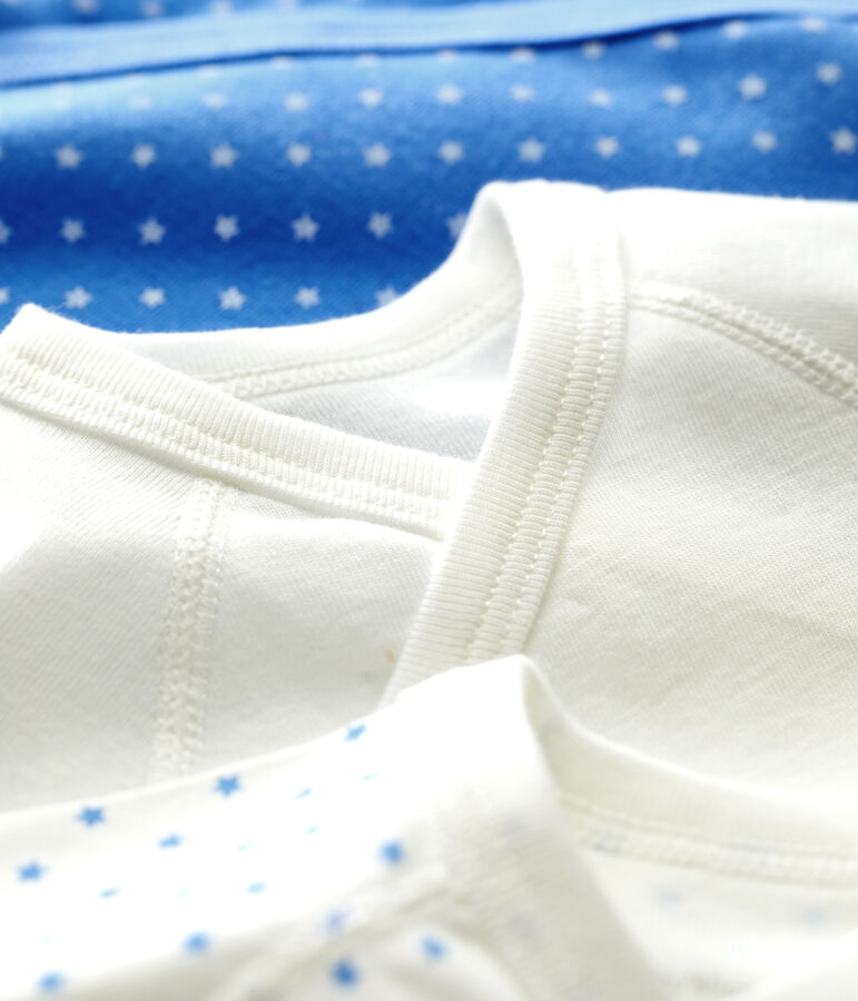 Juego de 3 bodis de beb&eacute; de algod&oacute;n org&aacute;nico variante 1