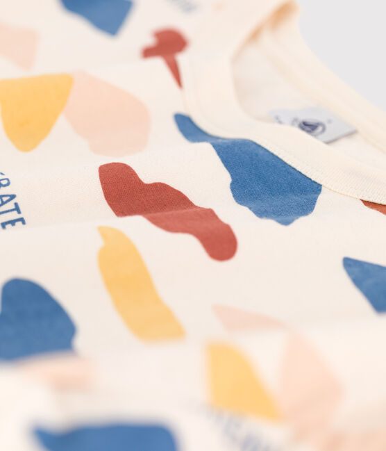 Camiseta BOXY estampada para mujer blanco AVALANCHE/ MULTICO