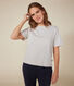 Camiseta Boxy de túbico para mujer