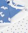 Juego de bodis de algod&oacute;n de manga larga con estampado de corazones para beb&eacute; multicolor