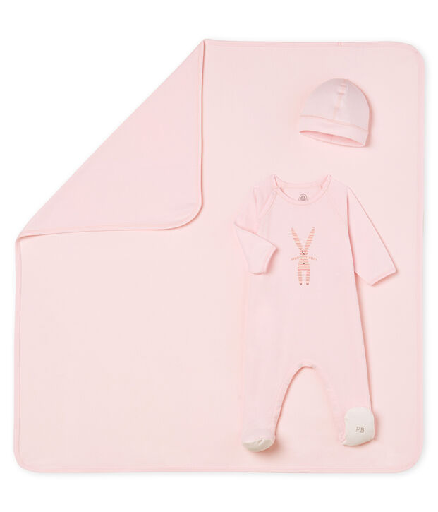 Estuche regalo 3 piezas para beb&eacute; unisex multicolor