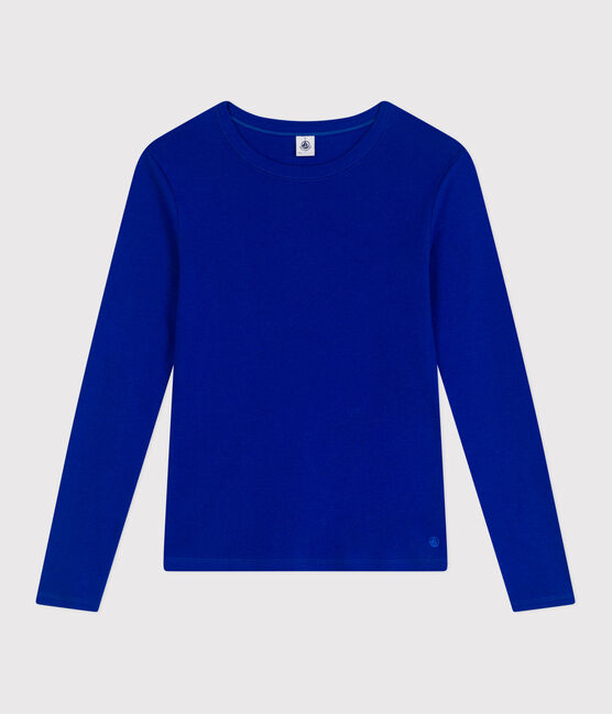 Camiseta Icónica lisa de algodón para mujer azul SURF