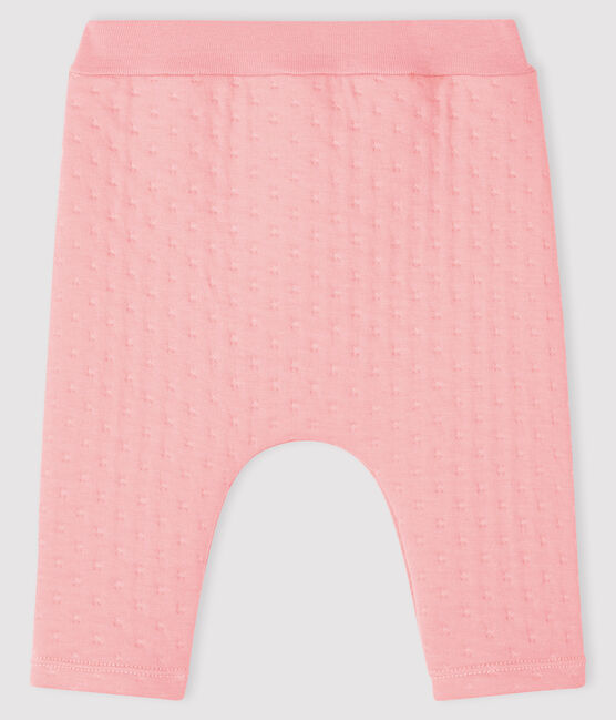 Pantalón de túbico acolchado para bebé rosa CHARME