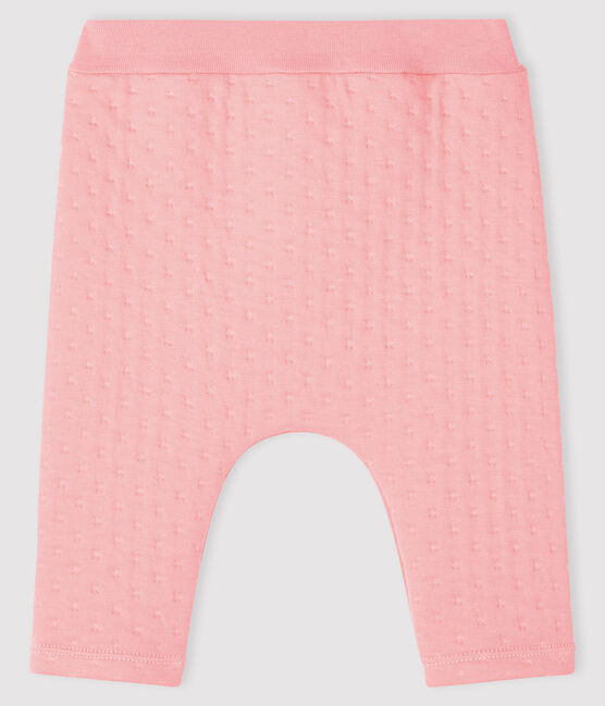 Pantalón de túbico acolchado para bebé rosa CHARME