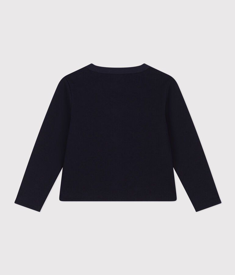 C&aacute;rdigan de algod&oacute;n para ni&ntilde;o/ni&ntilde;a azul