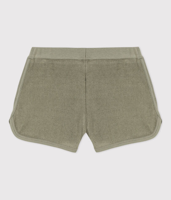 Shorts de rizo para niña verde MARECAGE