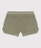 Shorts de rizo para niña verde MARECAGE