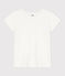 Camiseta L'IDEAL de algodón/lino para mujer blanco ECUME