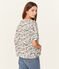 Jersey marinero manga corta para mujer blanco MARSHMALLOW/blanco MULTICO