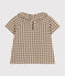 Blusa de manga corta de milrayas para bebé MARECAGE/ SALINE