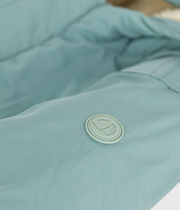 Parka de poli&eacute;ster para beb&eacute; verde