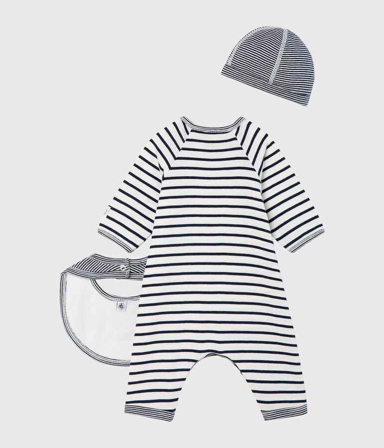 Estuche regalo 3 piezas para beb&eacute; unisex multicolor