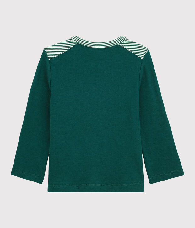 Camiseta de algod&oacute;n de beb&eacute;. verde